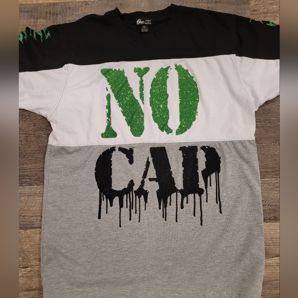 One Color Nation "No Cap" graphic T-shirt